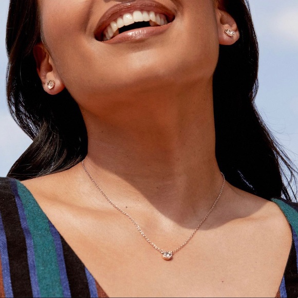 🔥🆕 Coach Open Circle Necklace & Tea Rose Studs - Picture 10 of 10